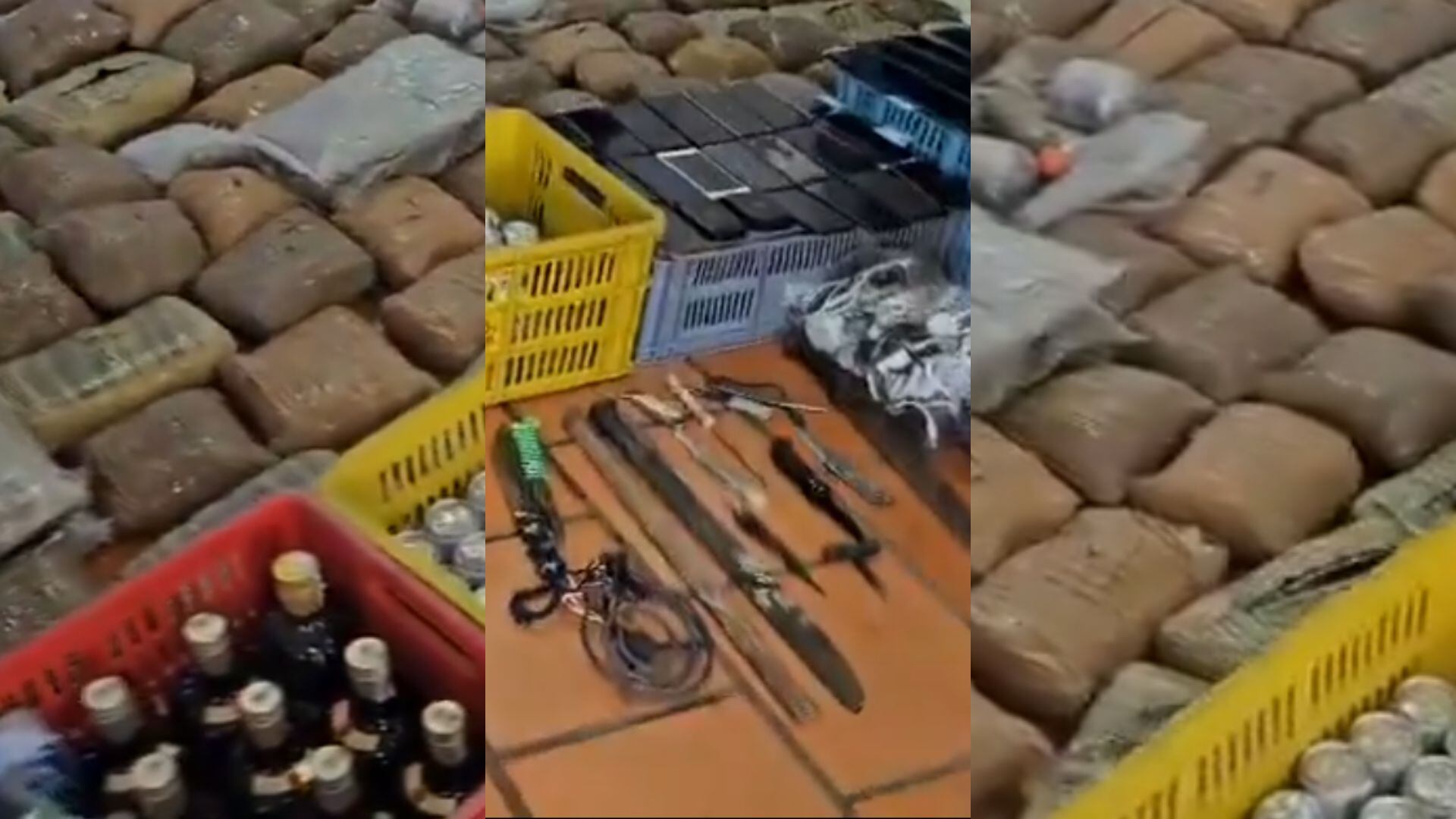 Inpec decomisó drogas y armas en el Valle del Cauca.