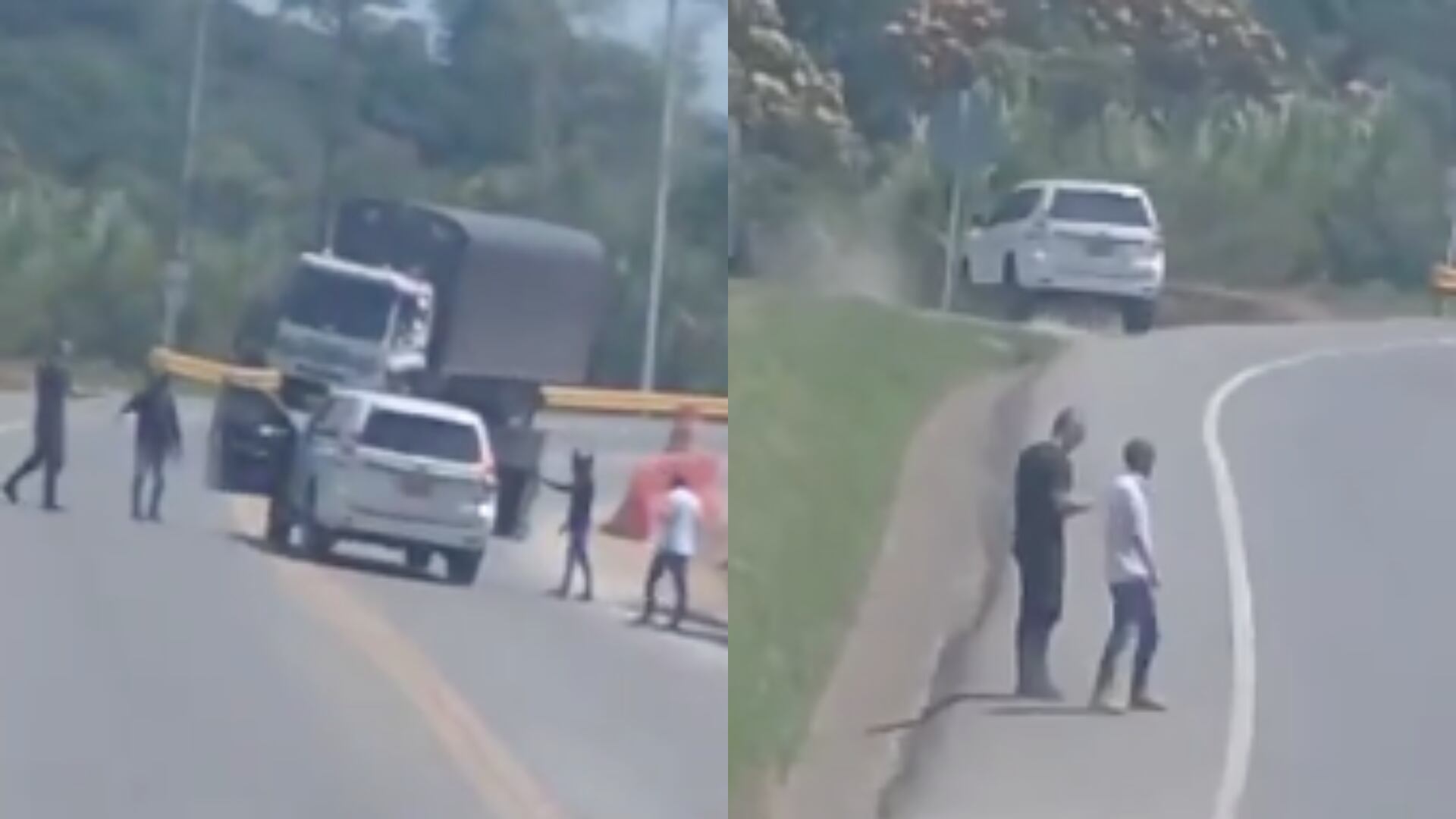 En Santander de Quilichao le robaron una camioneta a dos personas en plena vía Nacional