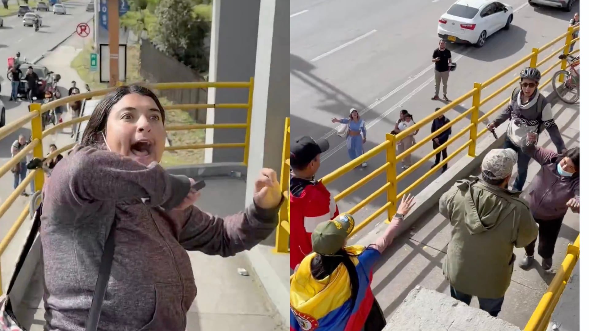 Ataque con armas blancas contra seguidores de De la Espriella