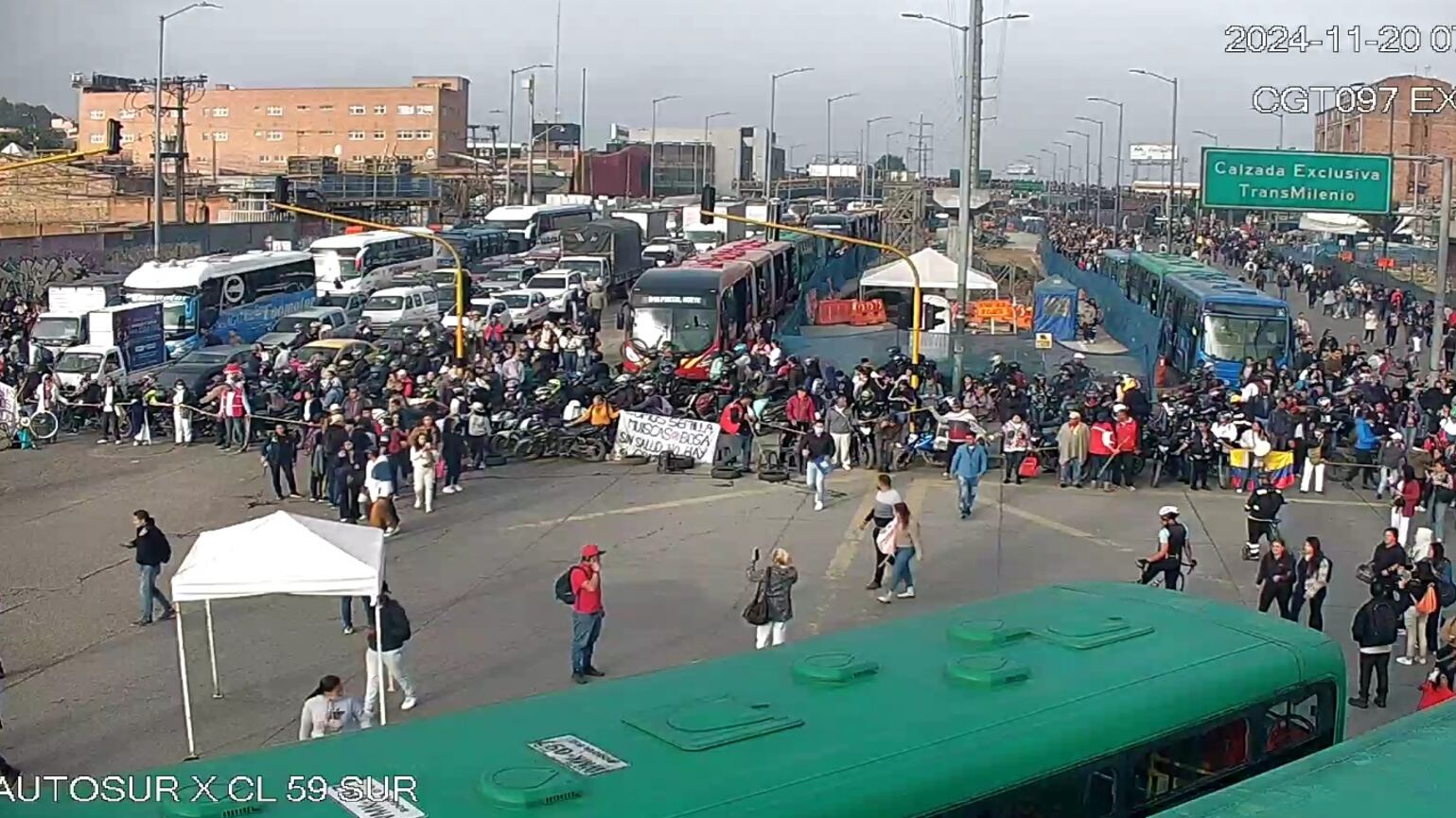 TransMilenio en Bogotá
