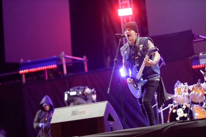 I.R.A., de Colombia, durante su presentación en Rock al Parque 2022 en Bogotá.