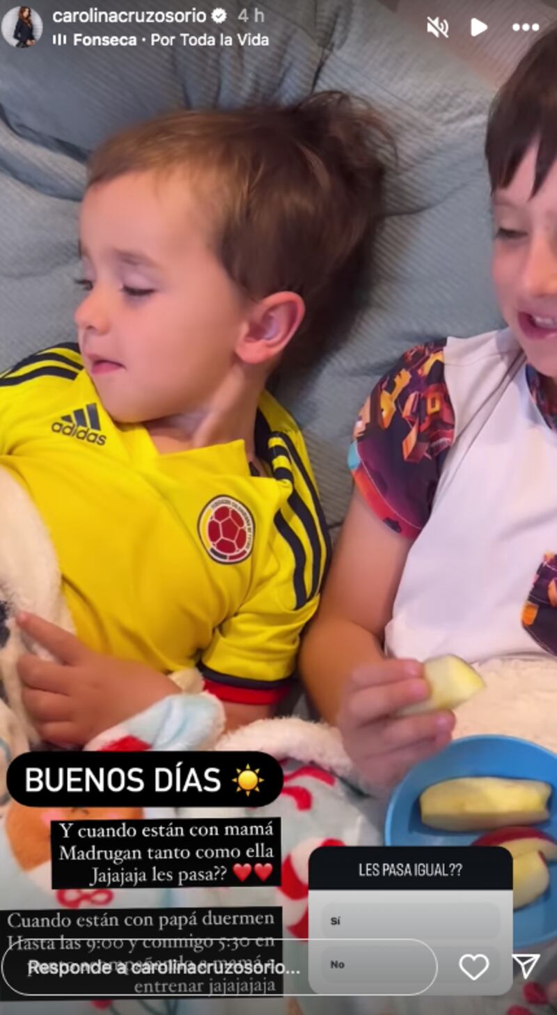 Carolina Cruz de Día a día.