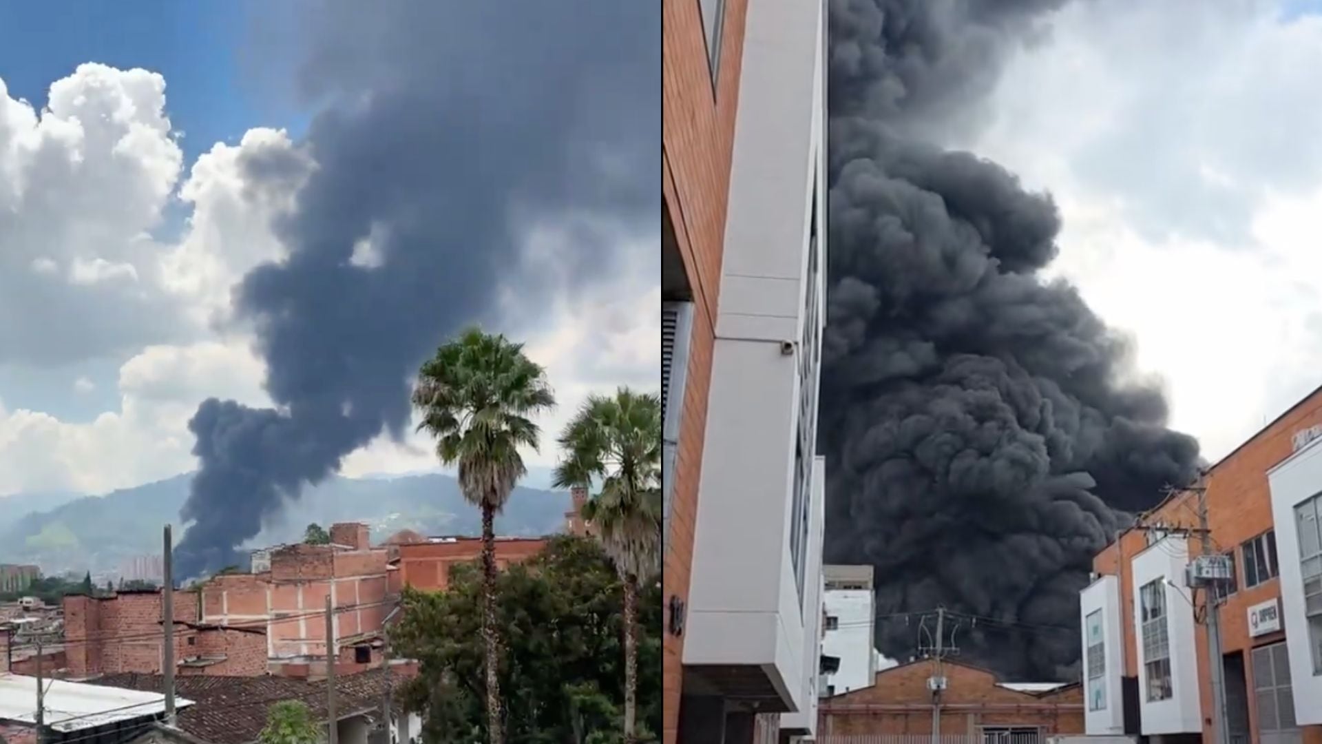 Incendio en el Valle de Aburrá