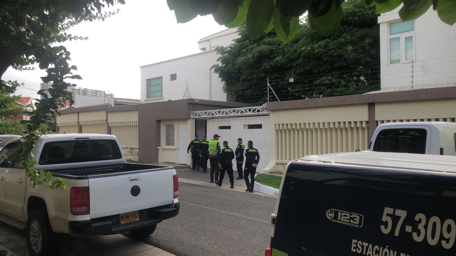 Conjunto residencial en Villa Campestre donde ocurrieron los hechos en Barranquilla.