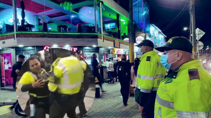 Policías 'perrearon' hasta el piso y se volvieron virales en redes sociales