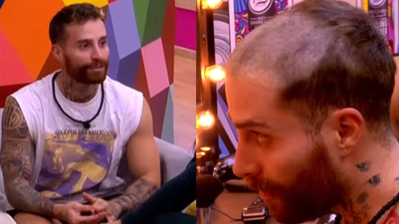 Mateo 'Peluche' se rapó la cabeza tras un reto en 'La Casa de los Famosos' y las comparaciones no faltaron.