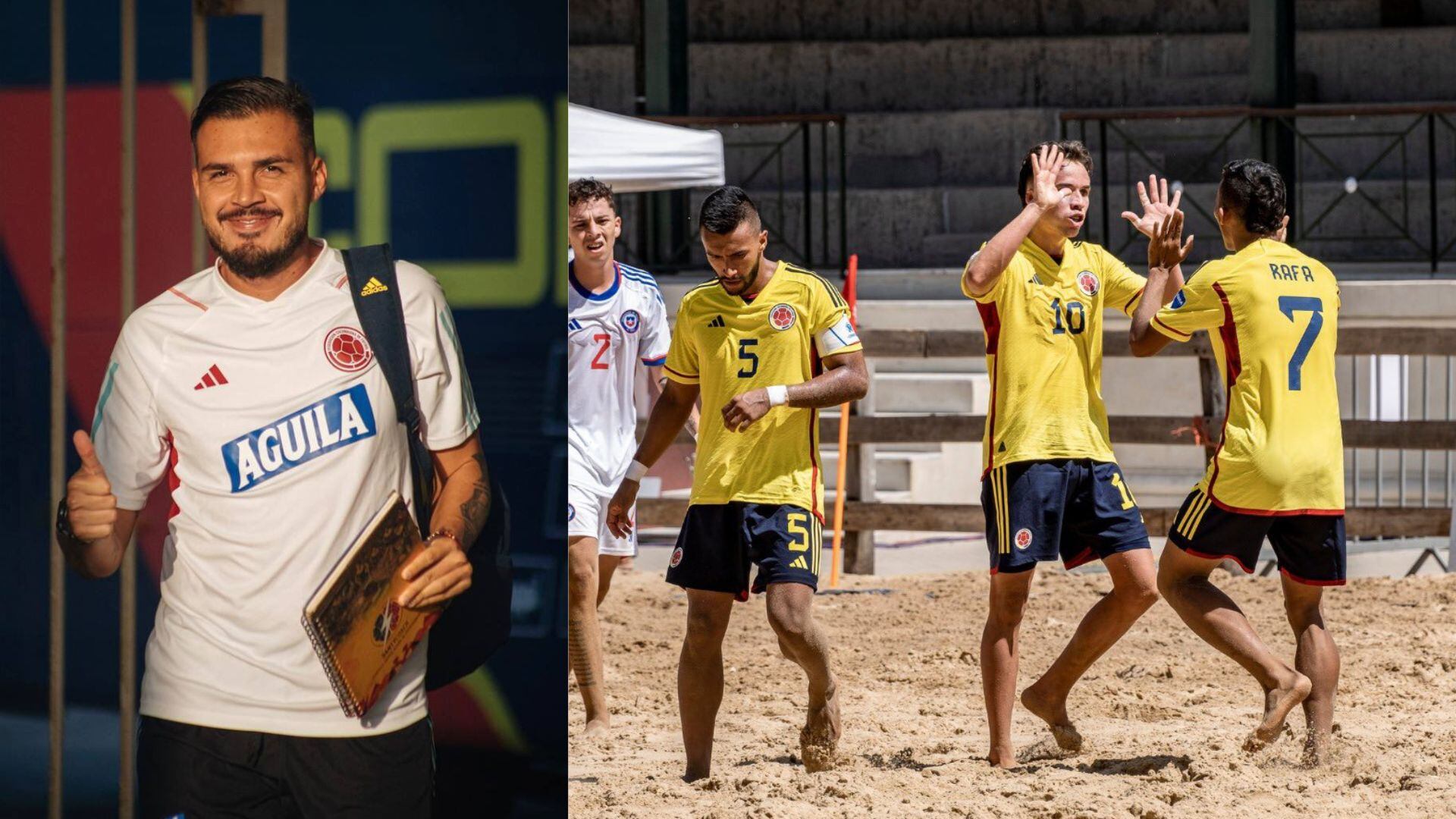 Santiago Alzate, director técnico de la Selección Colombia de Fútbol Playa.