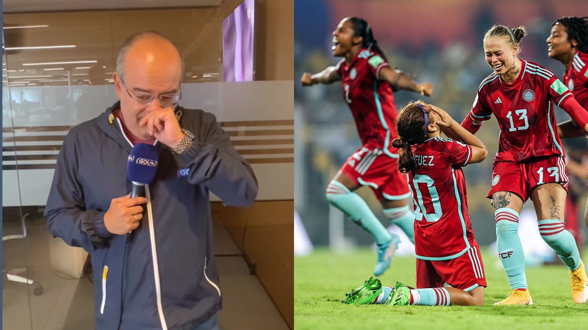 Ricardo Orrego se emocionó hasta las lágrimas con la clasificación de Colombia a la final del Mundial Sub-17.