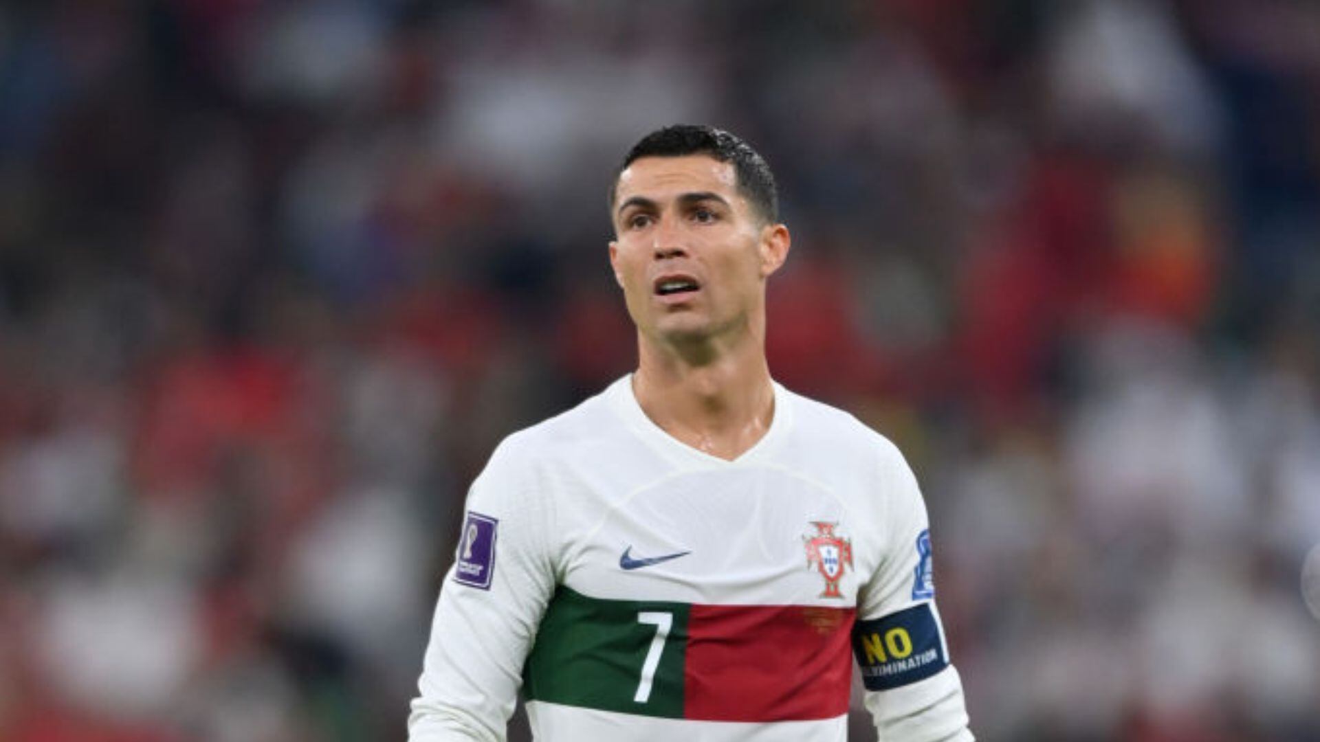 Cristiano Ronaldo y un triste adiós a la Copa del Mundo.
