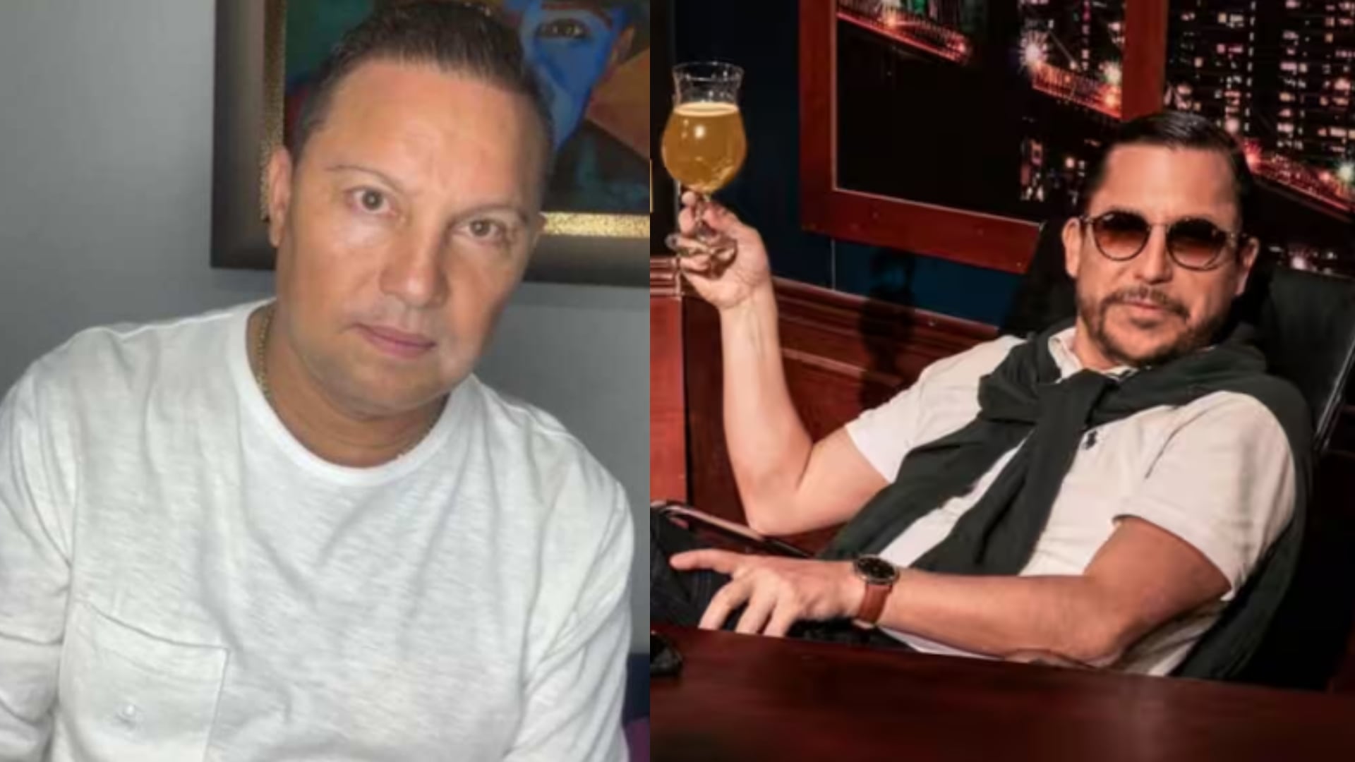 Giovanny Ayala y Alejandro Riaño como Juanpis González