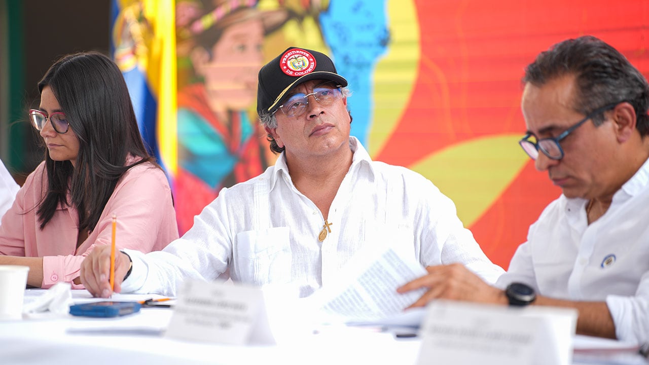 Gustavo Petro en el Catatumbo.