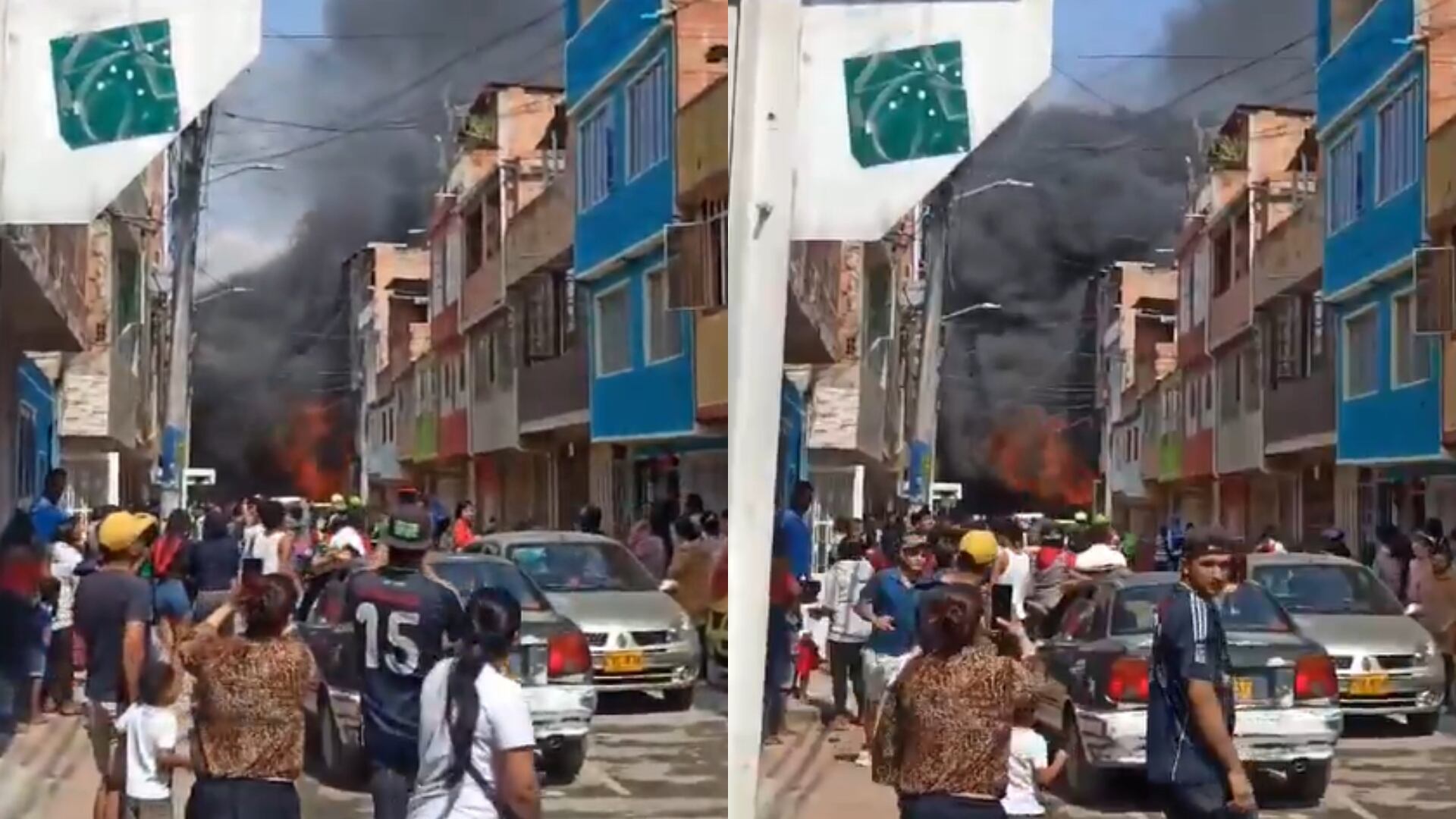 Fuerte incendio consume bodega en Patio Bonito.