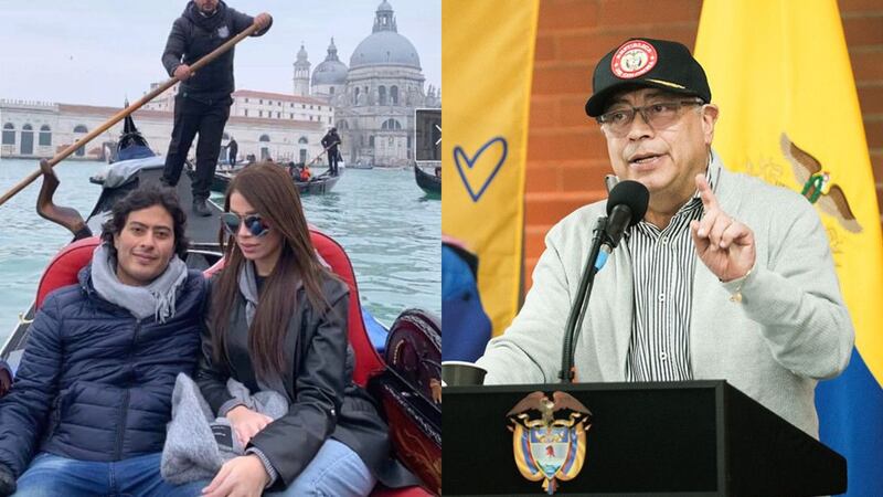 Presidente Petro, Day Vásquez y Nicolás Petro