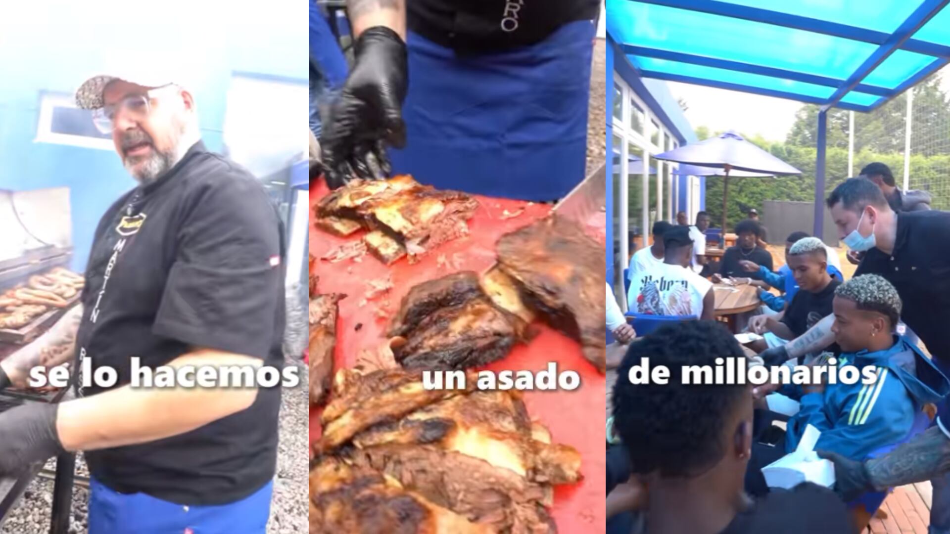 Millonarios le pagó tradicional asado argentino a jugadores