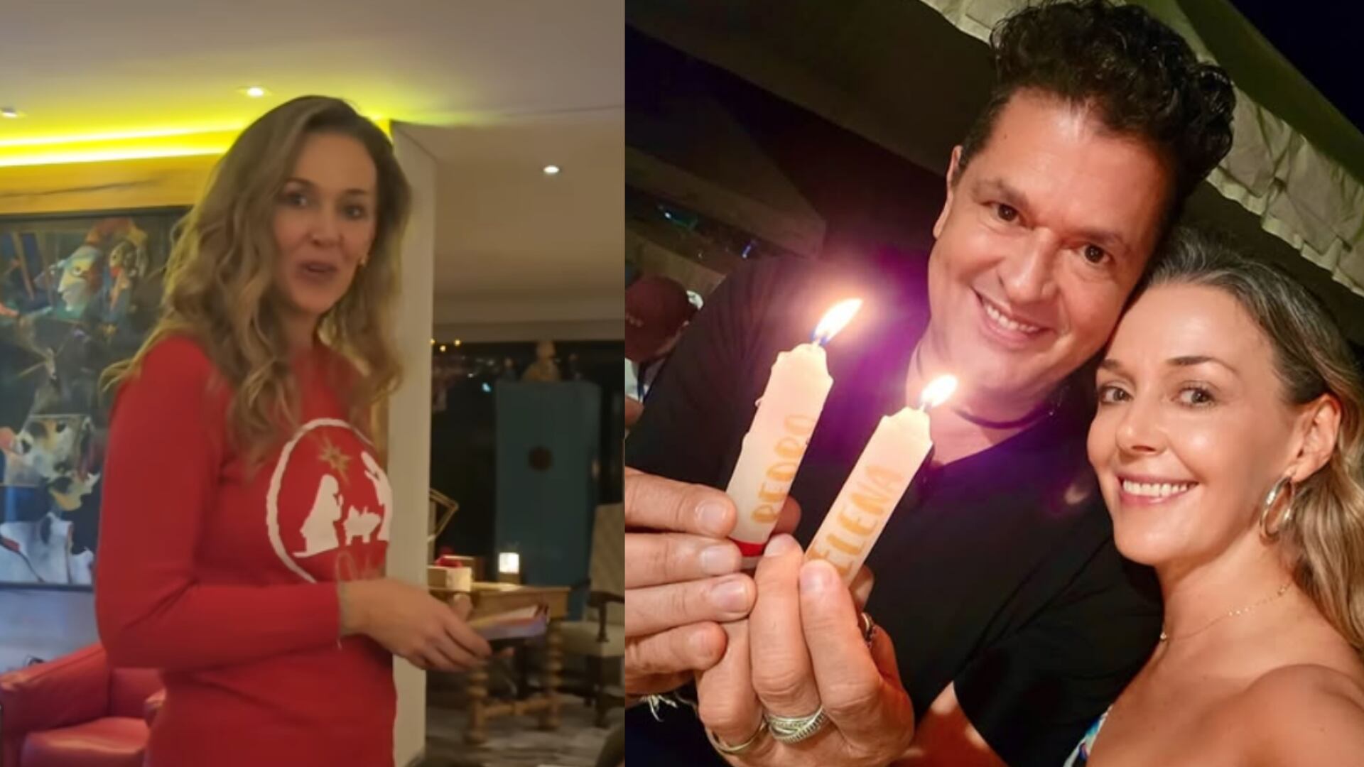 Carlos Vives mostró cómo son las novenas en su hogar, además de sus invitados
