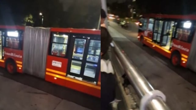 Murió ladrón atropellado por bus de TransMilenio, huía tras cometer un robo.