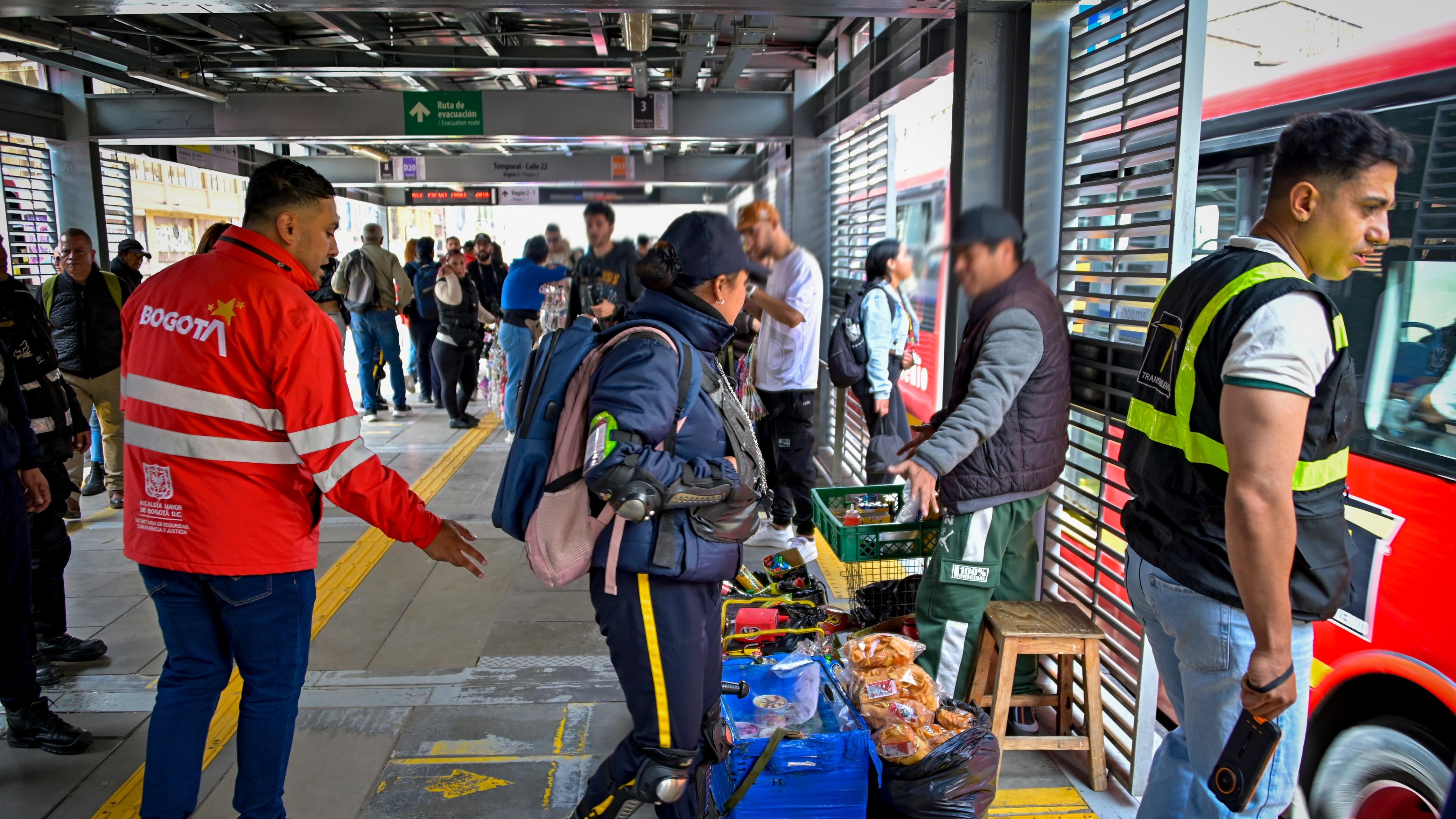 objetos prohibidos en TransMilenio