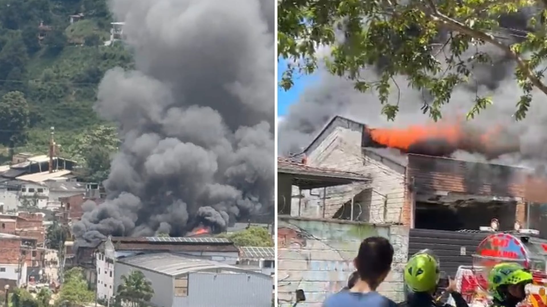 Incendio en La Estrella