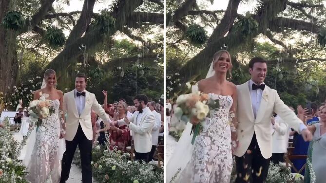 Gabriel Tafur casi se accidenta en su matrimonio