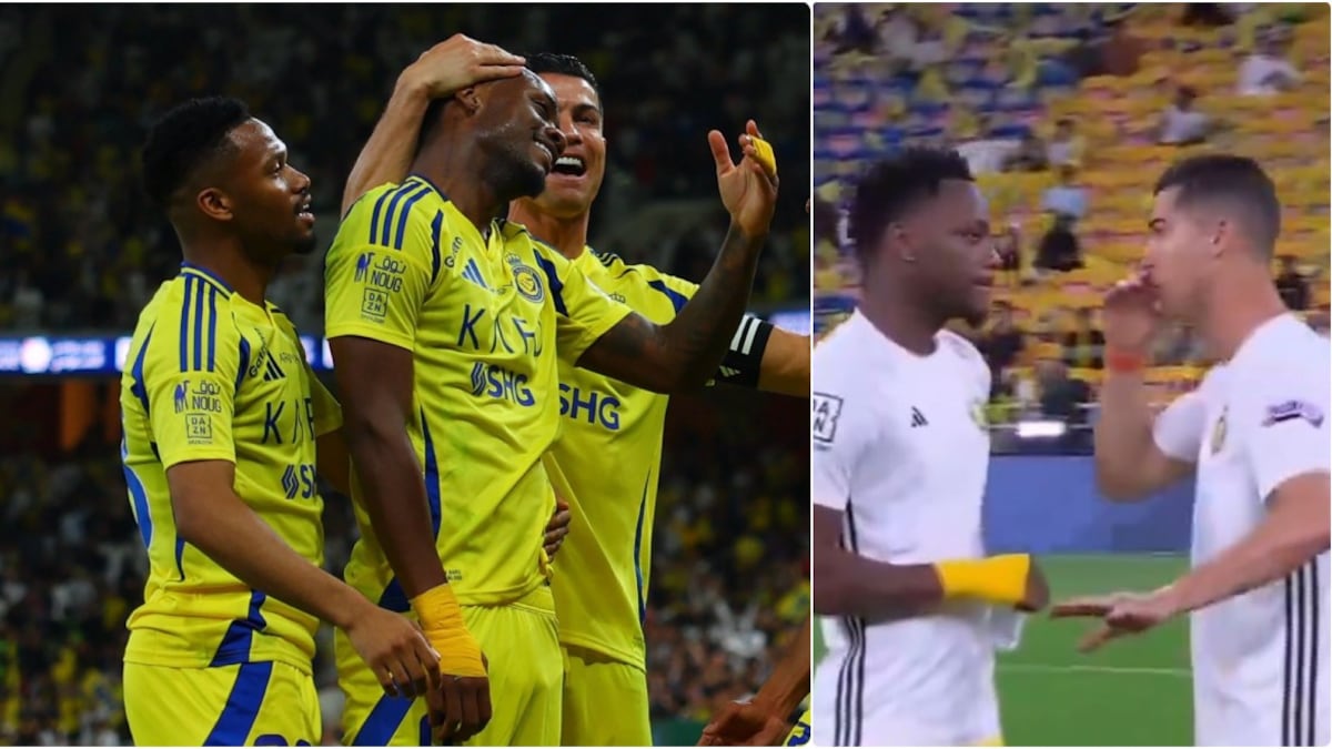 Jhon Jáder Durán repitió gol en Arabia, tras escuchar atento los consejos de CR7