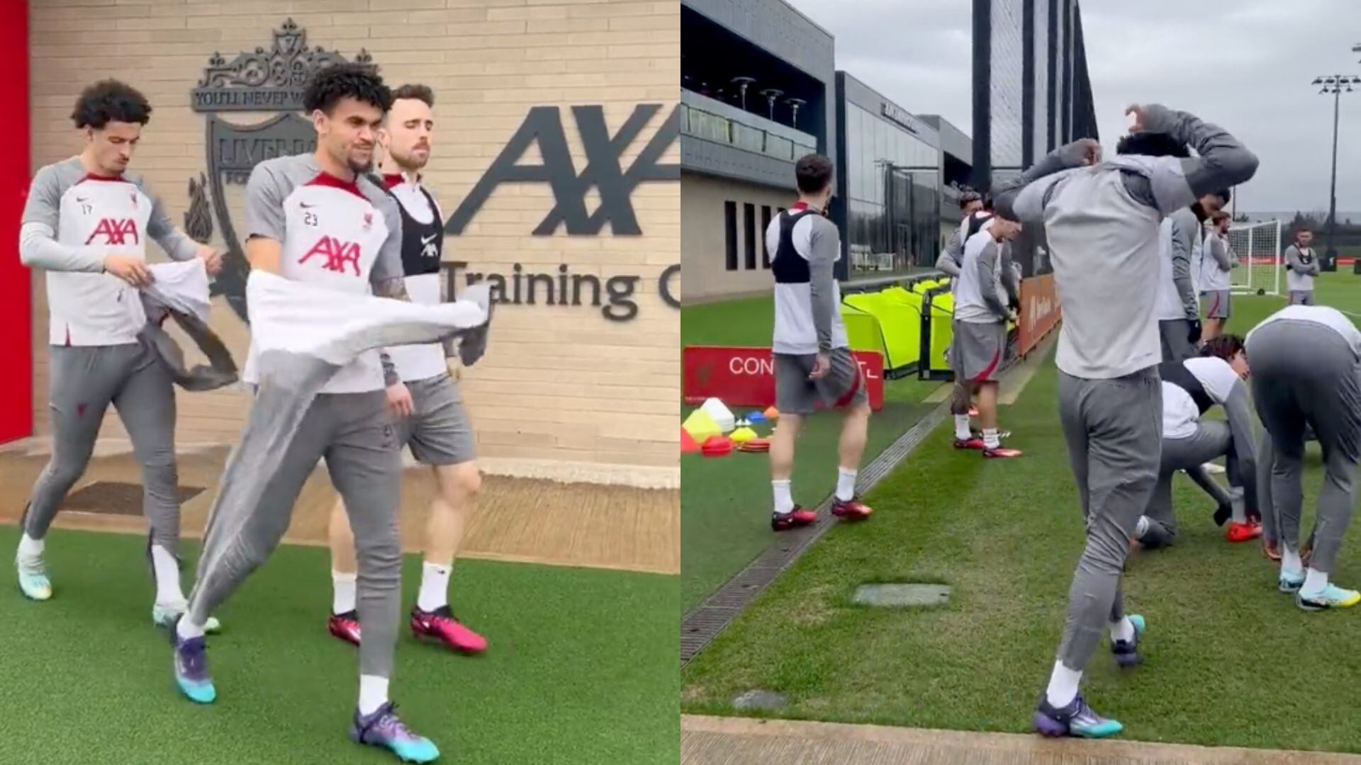 Luis Díaz volvió a los entrenamientos habituales con el Liverpool.