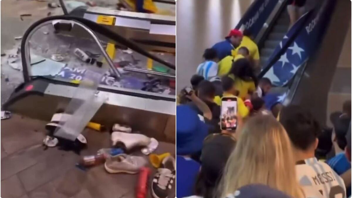 Hinchas causaron graves daños al Hard Rock Stadium en la final de la Copa América