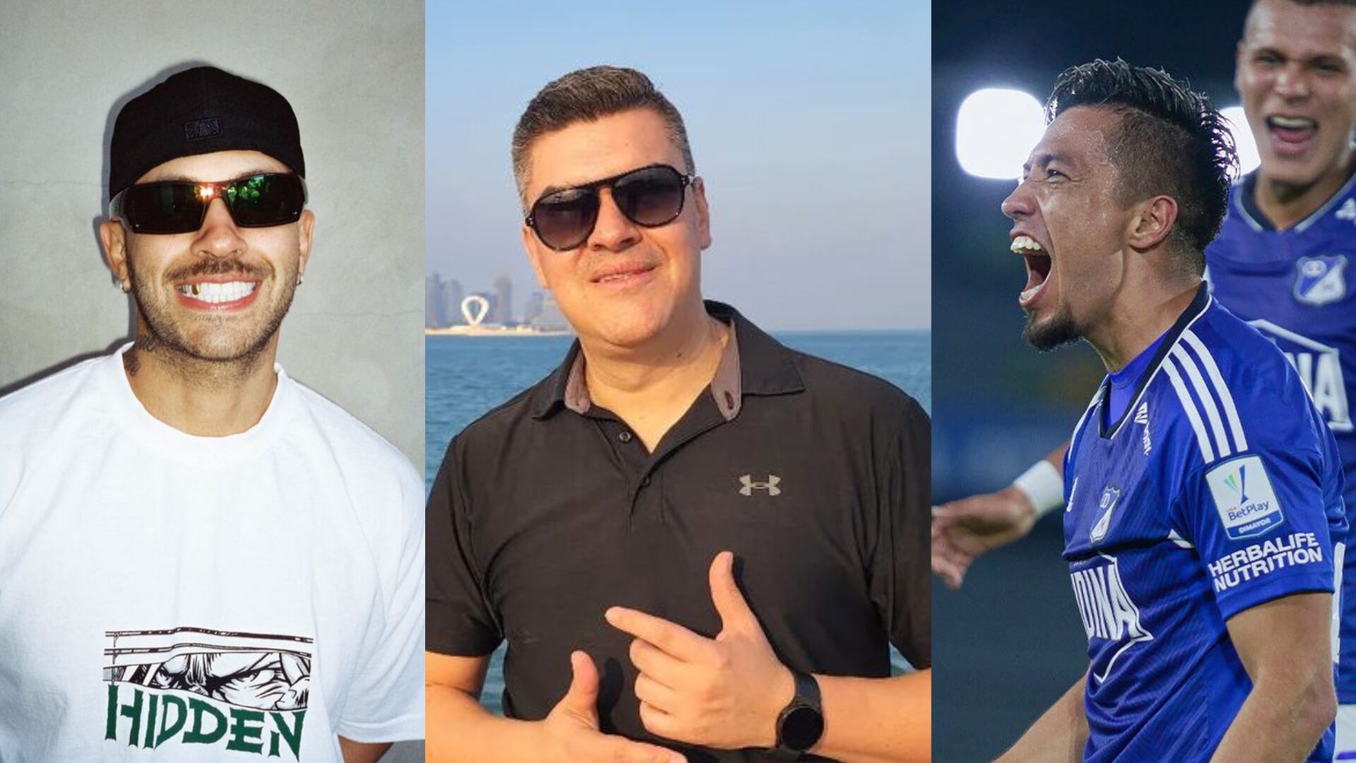 Eduardo Luis narró el gol de Fernando Uribe en el partido de Millonarios contra el Pasto y lo hizo cantando una canción de Feid.