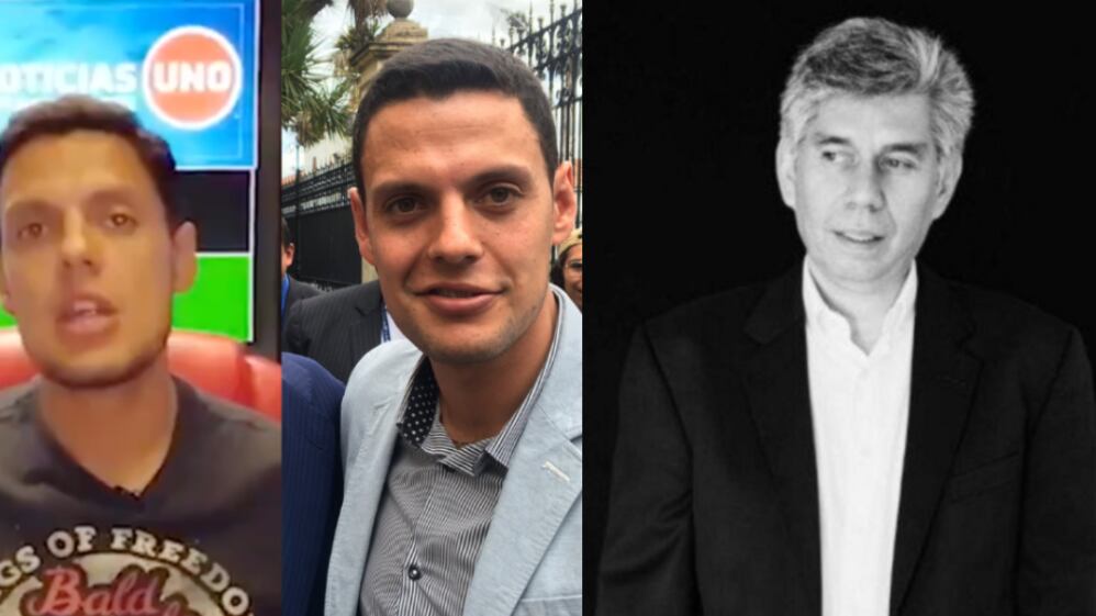 Juan Fernando Barona, periodista de video golpeando a una mujer y Daniel Coronell
