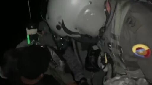 Primer video del rescate de los niños de la selva del Guaviare.