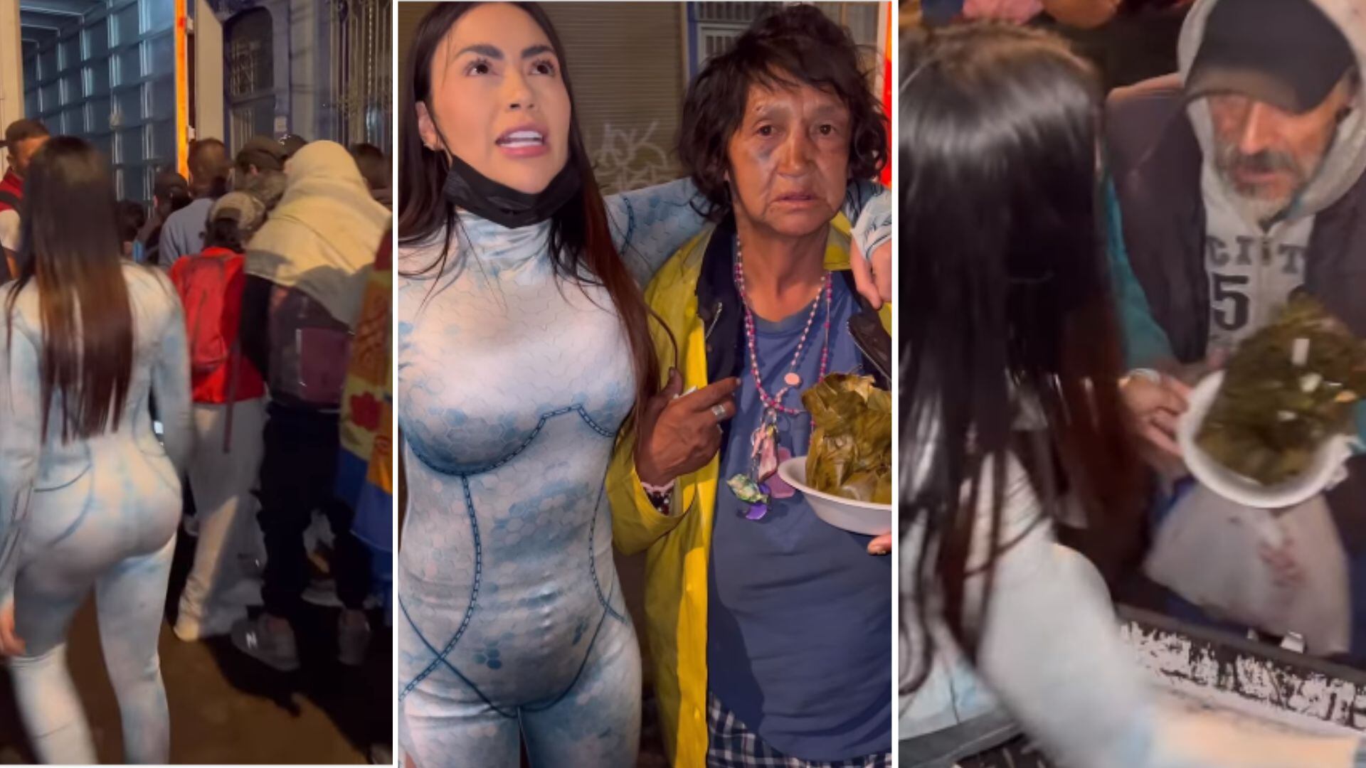 en una zona depremida de la capital