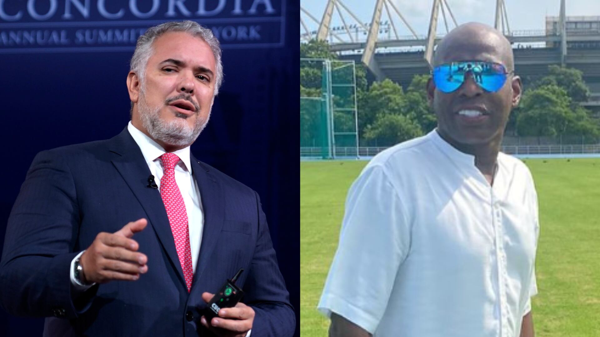 Faustino Asprilla recibió críticas por su particular foto con el expresidente Iván Duque