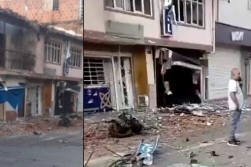 Atacan con moto bomba hotel donde se alojan carabineros de la Policía en Jamundí