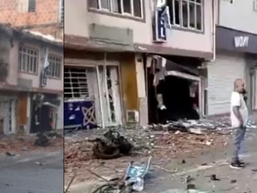 Atacan con moto bomba hotel donde se alojan carabineros de la Policía en Jamundí