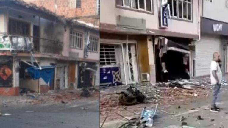 Atacan con artefacto explosivo hotel de carabineros de la Policía en Jamundí.