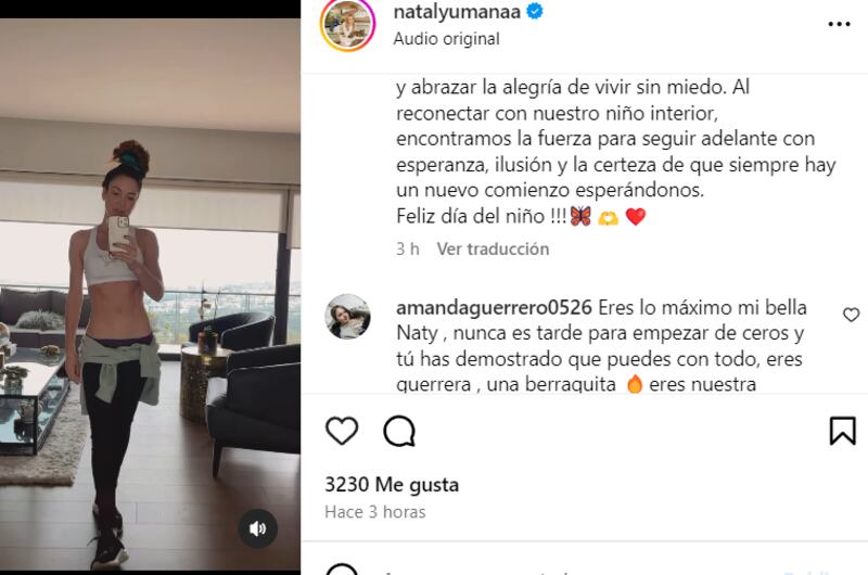 Nataly Umaña y su mensaje para los niños de Colombia