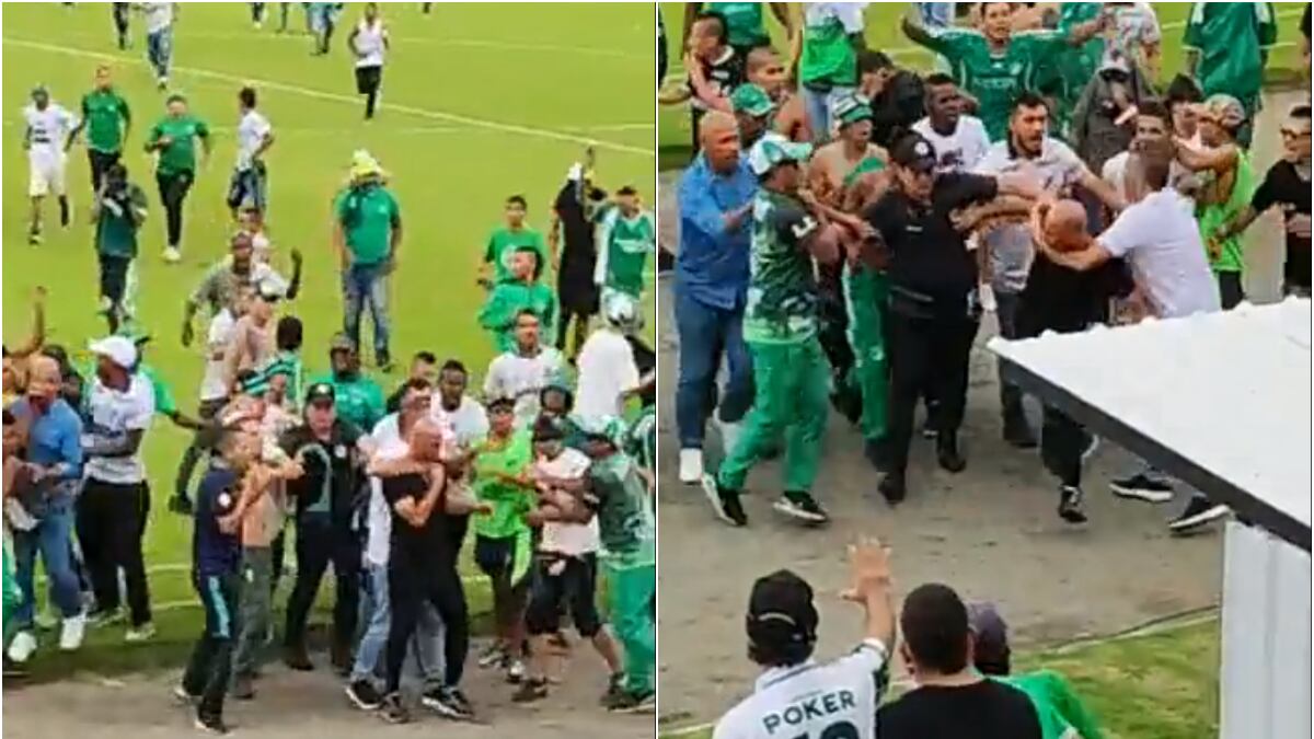 Mayer Candelo fue sacado por el cuello y atacado por sus propios hinchas