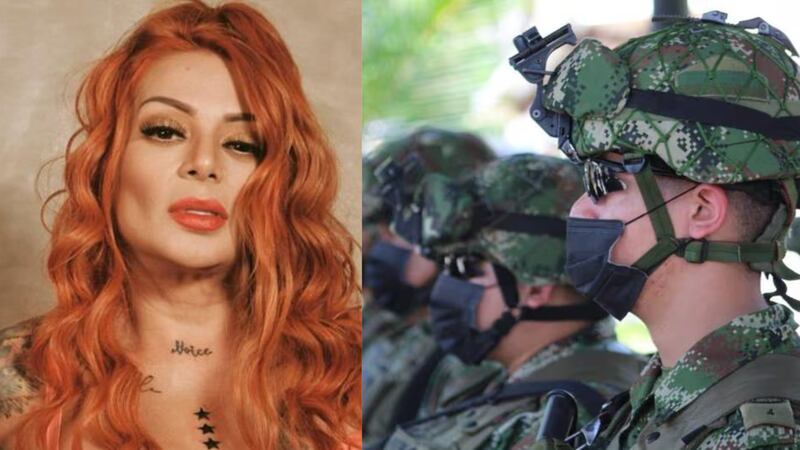 Marbelle aprovechó muestra de apoyo al pueblo ecuatoriano para acusar a Petro de descuidar las Fuerzas Militares