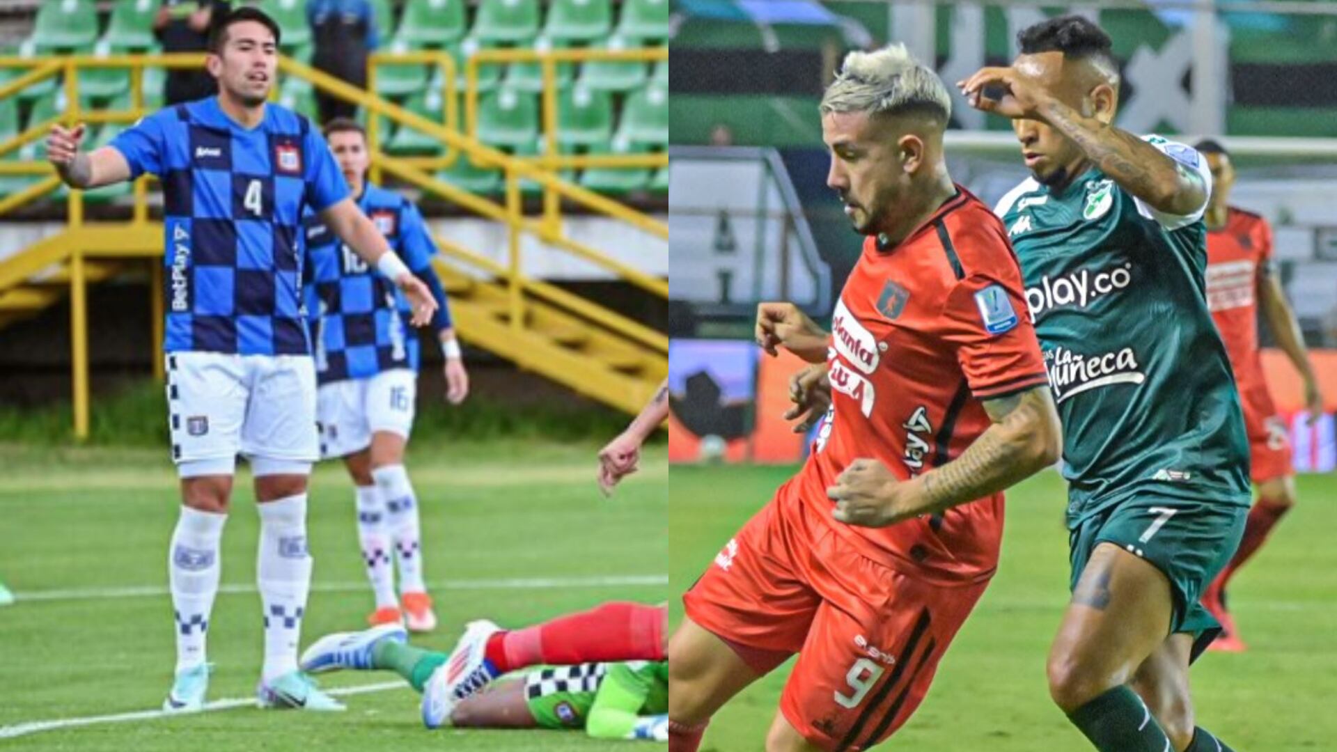 Boyacá Chicó, América y Cali - Fotos: Redes sociales de los equipos