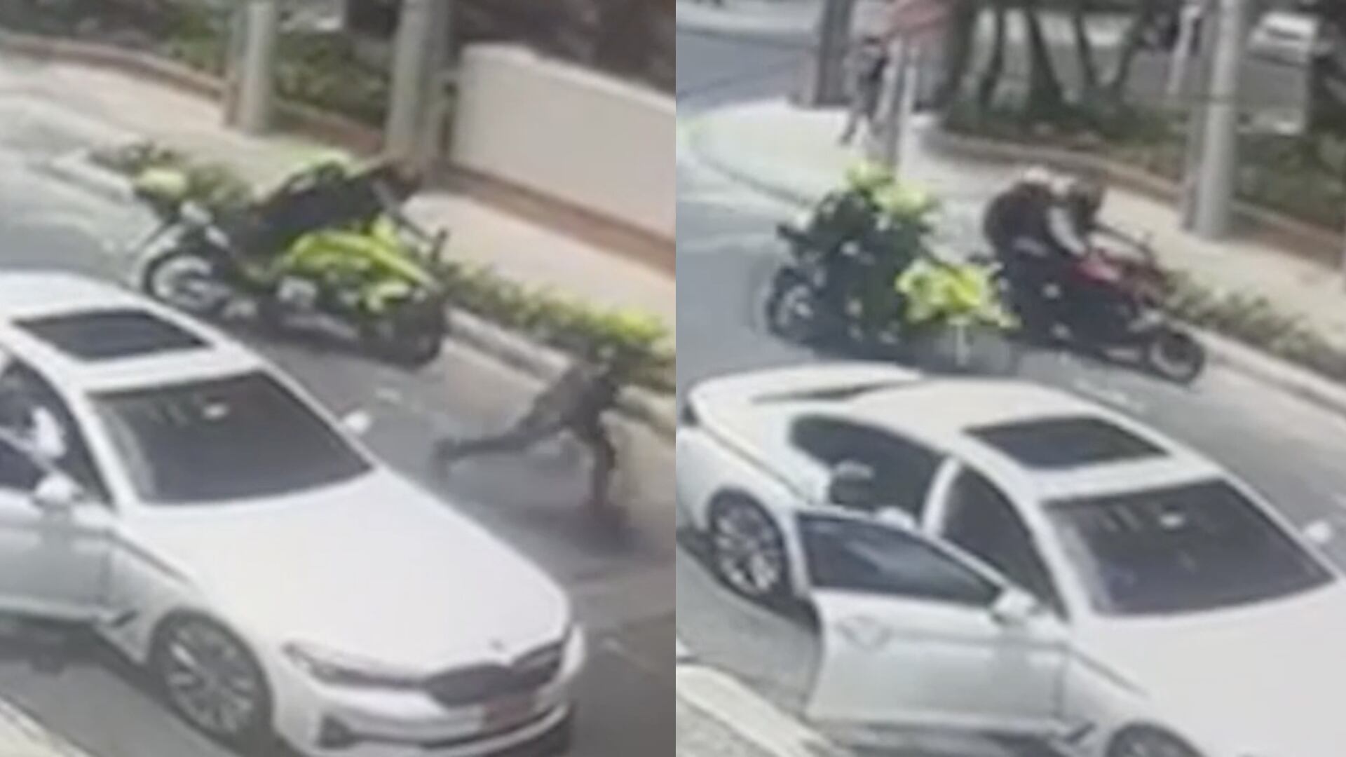 Capturan a dos delincuentes que intentaban robar $17 millones en Usaquén: incautan arma ilegal y moto con placas falsas (Foto: Policía Metropolitana de Bogotá, 17 de septiembre de 2025)