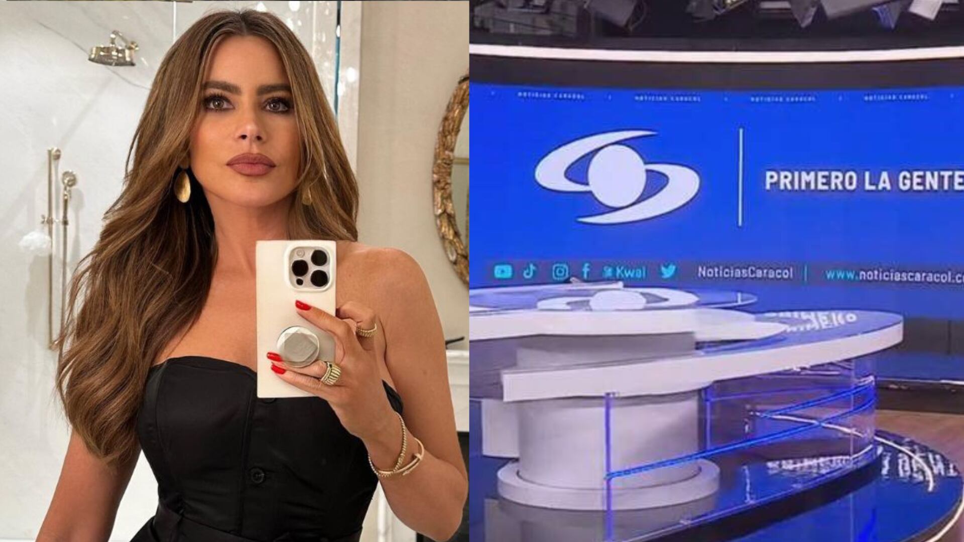 Sofia Vergara hizo parte de noticias Caracol con su propia sección Secretos con Sofía