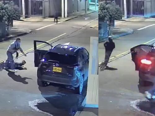 Video: ‘frente de seguridad ciudadana’ evitó que secuestraran y robaran al conductor de una camioneta