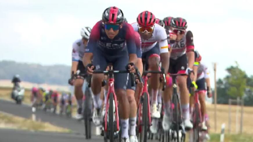 Egan Bernal en la etapa 2 del Tour de Alemania