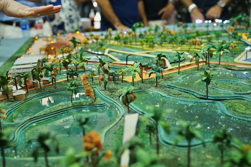 Foto maqueta del Parque Las Lagunas en Montería.