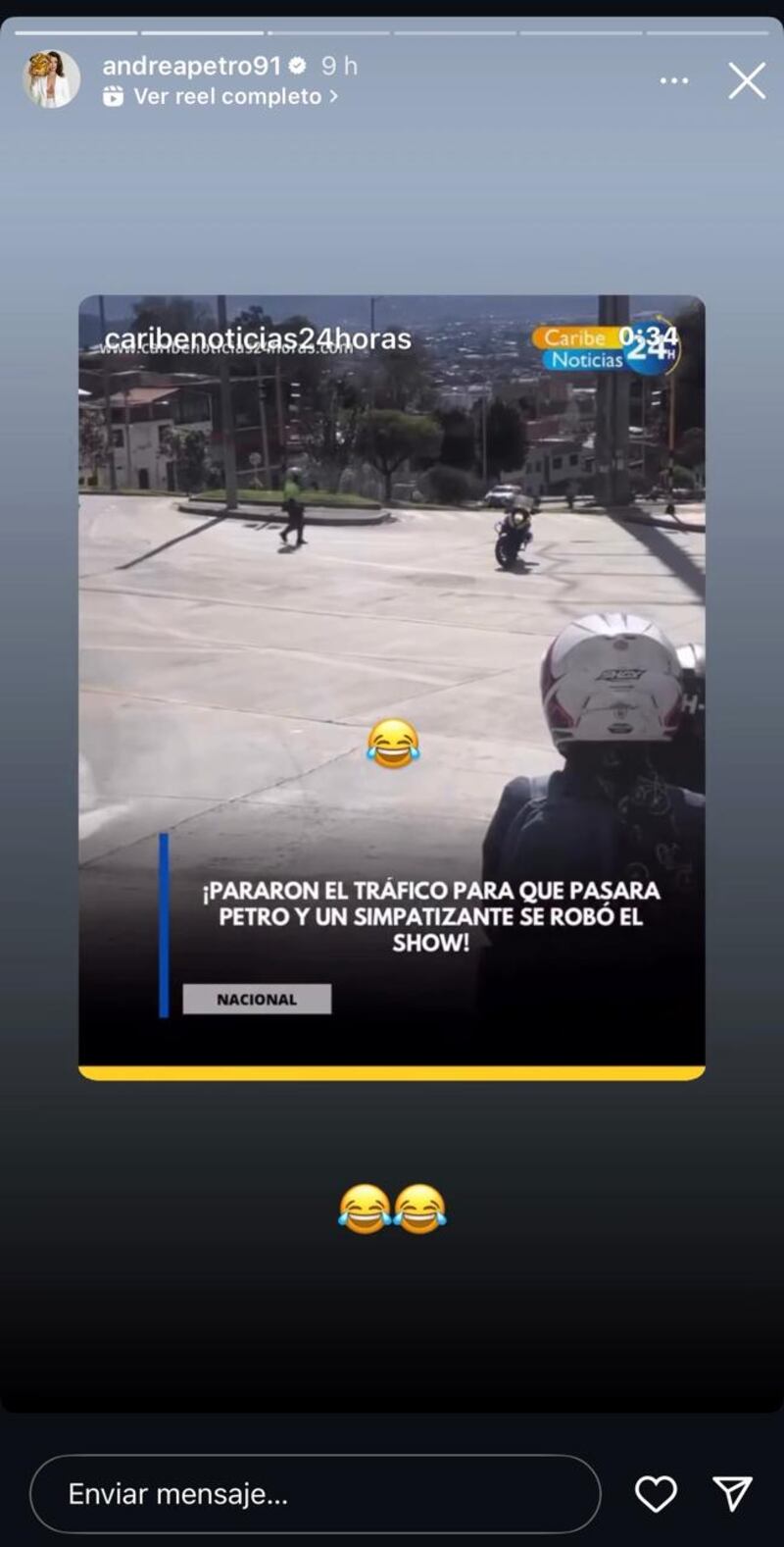 Hija de Gustavo Petro.