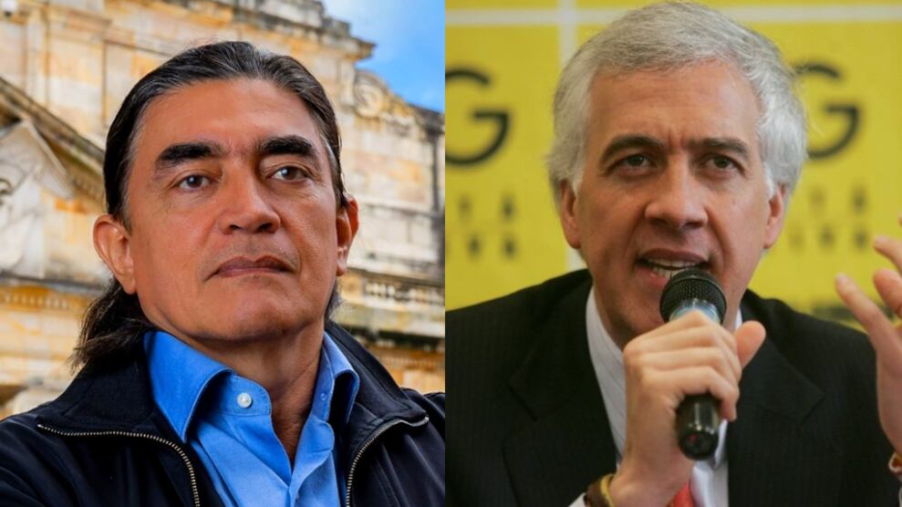 Gustavo Bolívar, exsenador y Samuel Moreno, difunto exalcalde de Bogotá
