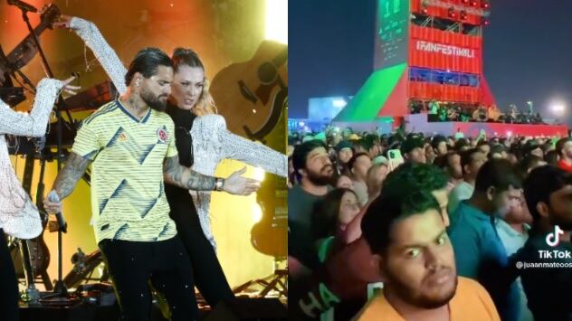 Concierto de Maluma en Qatar.