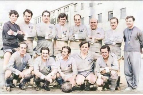 Desempolvaron foto de Hernán Peláez, Jorge Barón y otras estrellas de la televisión en sus ‘años mozos’