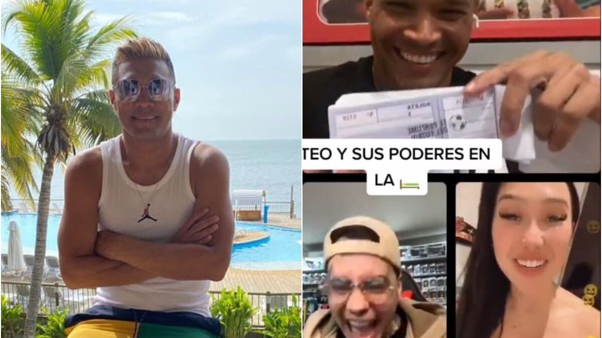 Teo Gutiérrez fue agarrado de parche por Aida Victoria, en pleno live