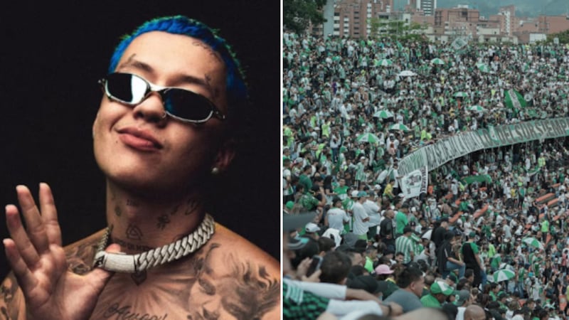 Blessd se quedó con una de las medallas de Nacional tras ganarle la Copa al DIM; el cantante la chicaneó en redes