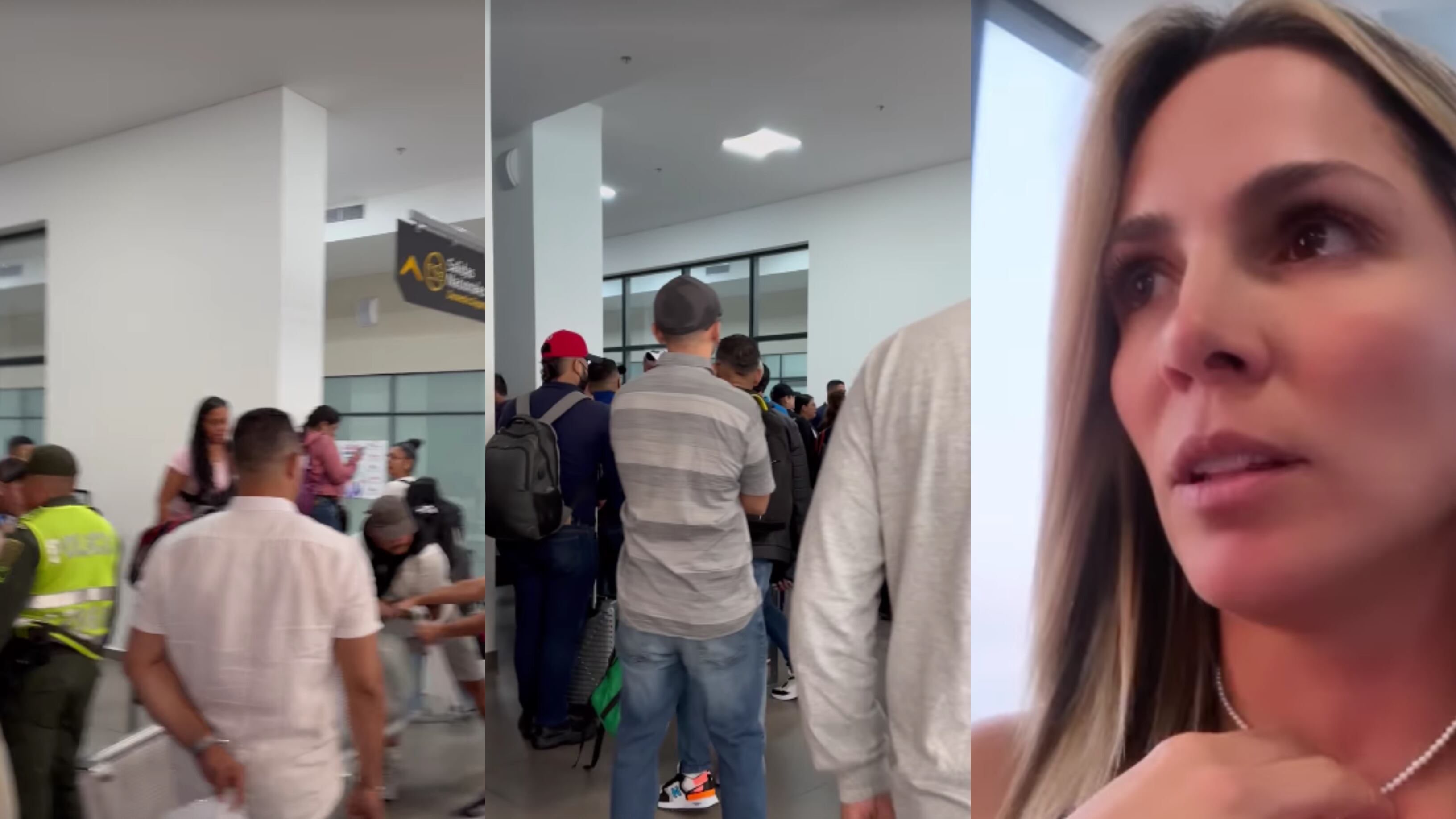 Caos en aeropuerto de Barranquilla